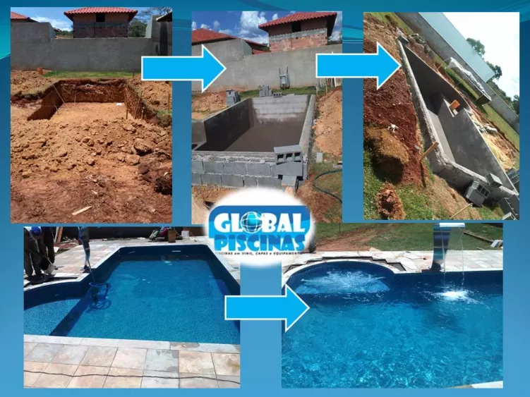 CONSTRUÇÃO DE PISCINA DE VINIL
