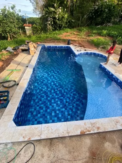 MANUTENÇÃO DE PISCINA DE VINIL QUANDO COM RUGAS, COLAGEM DE PISCINA DE VINIL